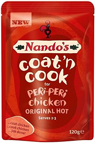 Nando's Coat 'n Cook Peri Peri Chicken Original Hot (120g) - Pack of 6