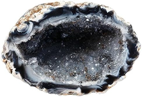 Rockcloud Natural Raw Healing Crystal Druzy Geode Agate Mineral Irregular Home Decoration Gemstone Specimen