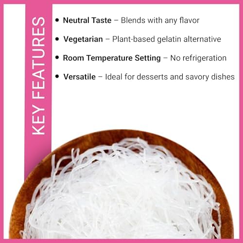 Agar-Agar Grass - China Grass (Falluda Grass) (Vegetarian) - 100g