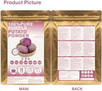 Plant Gift 100% Pure Purple Potato Powder 紫薯粉 Natural Meal Powder, Great Flavor for Drinks, Smoothie, Yogurt, cookies, cakes and Beverages, Non-GMO Powder - No Filler, No additives 100G/3.25oz