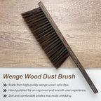 Wood Dusting Brush, Handheld Soft Bristle Cleaning Broom for Furniture, Car, Couch, Bed, Clothes, and More