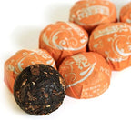 Puerh Tea Cake 80Pcs / 18.34oz 2015 Year Ripe Shu Puerh Tea Orange Peel Citrus Flavored - Chinese Yunnan Puer Pu'er Pu-erh Tea - Mini Tuocha