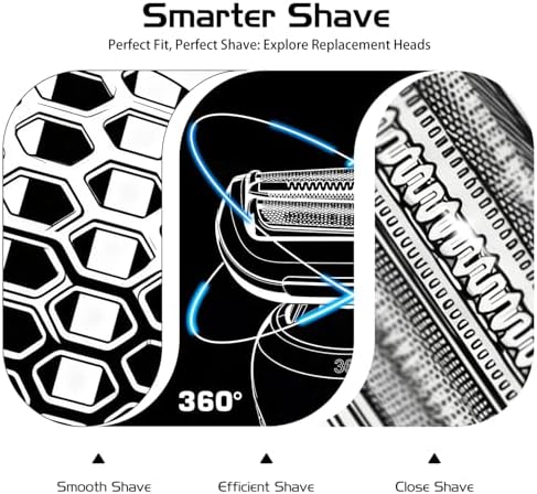 73S Series 7 New Generation Shaver Replacement Head for Braun S7 Electric Shavers - Compatible with Braun Shaving Razor Model 7020s, 7025s, 7027 cs, 7071cc, 7075cc, 7085cc