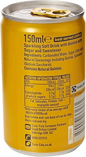 Schweppes Indian Tonic Water 150ml (Pack of 18)