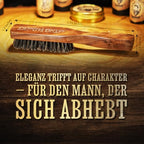 Death Grip Beard Brush and Comb (Wooden Death Grip Brush For Grooming Beards & Hair)