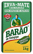 Barão de Cotegipe Yerba Mate - Erva Mate Chimarrão Hot or Cold - Tereré Iced Tea Fruity Flavors 2.2Lb 1Kg (Nativa, Pack of 2)
