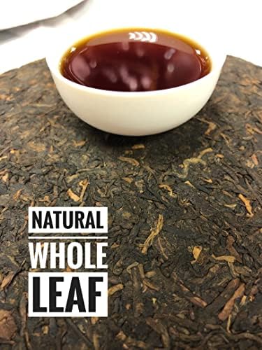 Jinglong Tea Factory - Puerh Tea 179 (150 Cups) Chinese Pu-erh Tea Cake (12.6 Ounce)