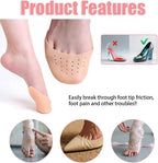 4 Pairs Silicone Toe Protectors for Ballet and High Heels – Soft Gel Dance Pads for Pain Relief, Breathable Toe Caps, Cushion Support for Pointe & Daily Use 2 (pink2) (Ballet)