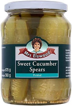 Mrs Elswood Sweet Cucumber Spears (670g) - Pack of 6