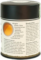 The Tao of Tea, Handrolled Jasmine Pearls Green Tea, Loose Leaf, 3 Ounce Tin