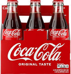 Coca-Cola Glass Bottles, 8 fl oz, 6 Pack
