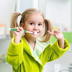 Boao 2 Pieces Autism Toothbrush Three Bristle Travel Toothbrush for Complete Teeth, Great Angle Bristles Clean Each Tooth, Soft and Gentle(Green, Blue)