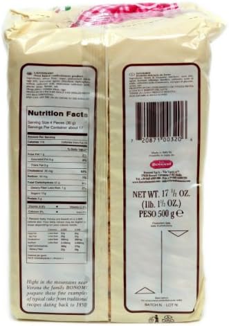 Bonomi Italian Lady Fingers, Savoiardi Sponge Cookies, 10 Packs of 60 Count, 17.6 oz Each, Perfect for Tiramisu, Authentic Italian Biscuits, Light and Delicate Sponge Cake, Sugar-Dusted Finish