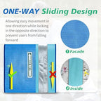 One Way Transfer Support Seat Cushion - Non-Slip Fall Prevention Pad for Elderly/Disabled Use on Wheelchairs, Chairs, Beds, and More - 17"x17"（Blue Without Handles）