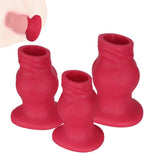 Hollow Anal Fist Sex Sleeve, Red XXL Thick Anal Expander - Anal Plug - Anal Speculum Large Butt Plug Expansion Vagina Dilator Prostate Massage Tunnel Enema Douche Sex Toys for Women Men (M)