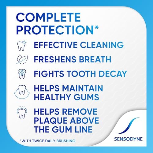 Sensodyne Complete Protection Sensitive Toothpaste For Gingivitis, Sensitive Teeth Treatment, Extra Fresh - 3.4 Ounces (Pack of 2)
