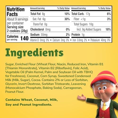 Keebler Fudge Cookies, Coconut Dreams, 8.5oz