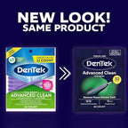 DenTek Slim Brush Advanced Clean, Interdental Brushes for Cleaning Between Tight Teeth, Safe for Braces & Dental Work, 32 Count (Pack of 1)