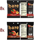 Bare Baked Crunchy, Apples Fuji & Reds and Cinnamon Variety Pack, 0.53 Ounce (Pack of 16)