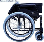 Karman 24 pounds LT-980 Ultra Lightweight Wheelchair Black