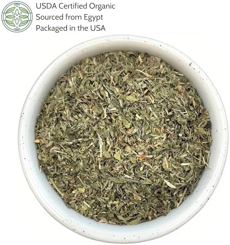Organic Alfalfa Leaf 4 oz. (113g), USDA Certified Organic Alfalfa Herb Loose Tea, Medicago Sativa, Cut & Sifted
