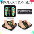 Foot Massage Mat Reflexology Walk Stone Road Foot Massage Acupoint Mat for Acupressure Relaxes for Long Sitting Elderly Students and Office Workers (13.78 x 13.78 Inches)