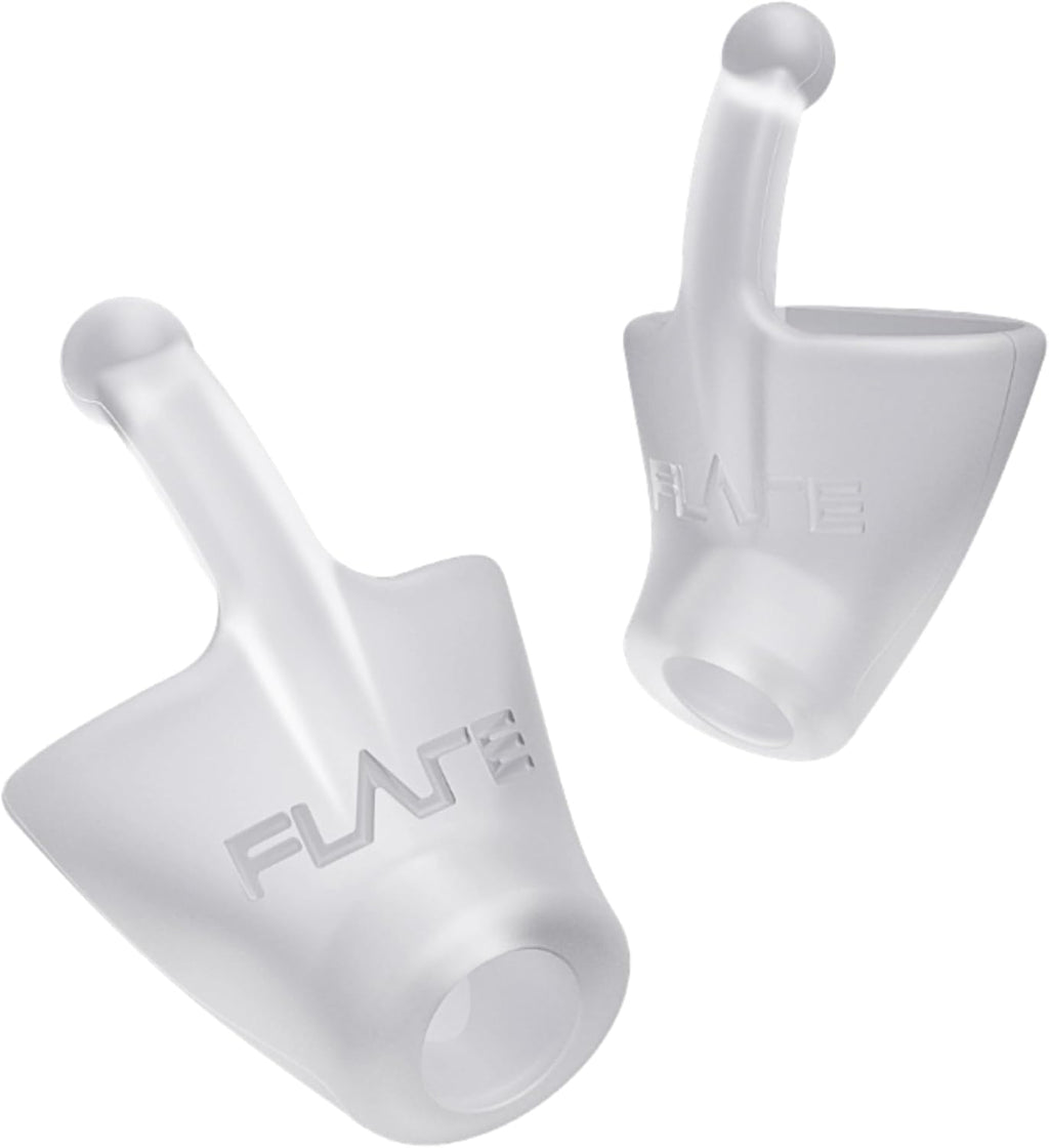 Flare Calmer | Ear Plugs Alternative | Daily Noise Relief | Sound Sensitivity | Stress Relief | No Muffling | Improve Wellbeing | Comfy, Reusable, Soft Silicone Earplugs | Original Translucent