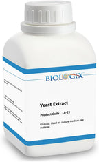 Yeast Extract Medium, Industrial Grade Nutrient Culture Medium, Yeast Extract Media Powder for Laboratory Bacterial Culture, Mycology, 500g/Bottle(1.1 lb.)