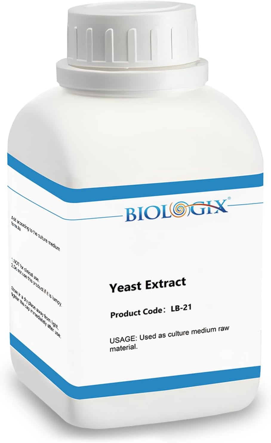Yeast Extract Medium, Industrial Grade Nutrient Culture Medium, Yeast Extract Media Powder for Laboratory Bacterial Culture, Mycology, 500g/Bottle(1.1 lb.)