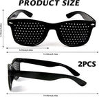 2-Pcs Adjustment Glasses 2026 New LIghtwelght Concintrateon, Light and Comfrtable Frame Dally Use andRelaxateon