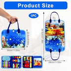 Fidget Blanket Dementia Activities for Seniors,Puzzle Games for Dementia, Alzheimers Products for Elderly, Fidget Sensory Toys for Alzheimers, Anxiety Relief Board Cognitive Matching Shape