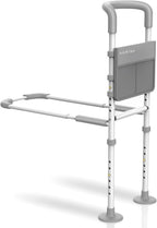 Agrish Bed Rails for Elderly Adults Safety, Bed Rails for Seniors Supports 350lbs with Motion Lights & Storage Pouch, Adjustable Bed Cane with Non-Slip Grip, Stable Bed Assist Rails for Seniors