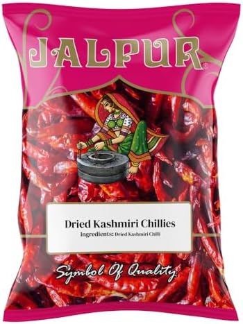 100g | PURE WHOLE DRIED KASHMIRI CHILLIES