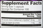 Vitacost Zinc & Copper 15 mg / 1 mg - 100 Capsules