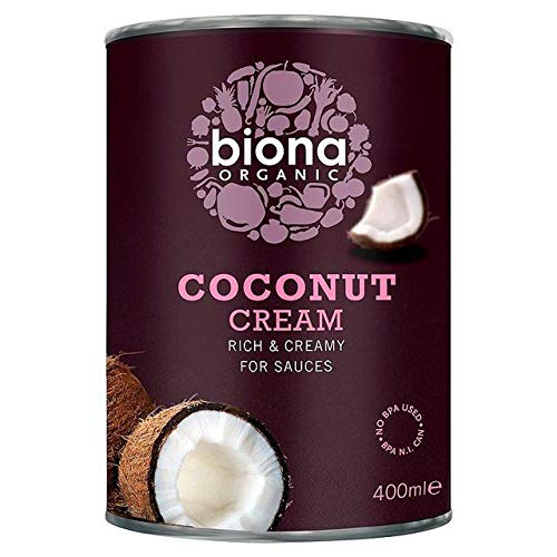 Biona Organic Coconut Cream - 400ml (14.07 fl oz)
