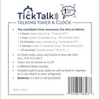 Talking Timer, Visual Timer Alternative, & Digital Clock Voice Countdown Announcements Every Hour/10 Min/1 Min | Cooking, Kids/Adults, Workouts, Classroom & ADHD and ADD Time Management.