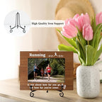 Running Race Picture Frame, Marathon Half Marathon Runners Gifts for Men, Cross Country Running Gift for Men Runner Male Table Decor Running Photo Frame 4x6 Photo /26