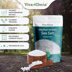 Viva Doria Mediterranean Sea Salt, Coarse Grain, 2 lb