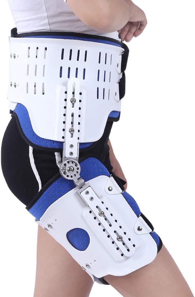 ROM Hinged Hip Stabiliser Support Brace, Stabiliser Corrector Support Brace Adult Hinged Hip Abduction Orthosis for Hip, Sciatic Nerve Pain Relief