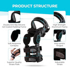 Z ONE Z1 K6 Hinged Unloader Metal Knee Brace for Men and Women - Knee Support for ACL, MCL, LCL, PCL, Sport Injuries, Mild Osteoarthritis, Meniscus Tears - Ideal for Running & Daily Activities (S23)