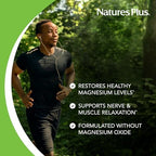 NaturesPlus KalmAssure Magnesium Bisglycinate - 180 Capsules - Supports Nerve & Muscle Relaxation - Formulated Without Magnesium Oxide - 60 Servings