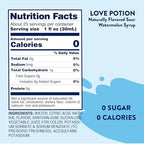 Jordan's Skinny Mixes Sugar Free Syrup, Sour Watermelon, Fruit Flavored Water Enhancer, Drink Mix for Iced Tea, Lemonade, Drinks, Low Calorie Water Flavoring, Dairy & Gluten Free, Kosher, 25.4 Fl Oz