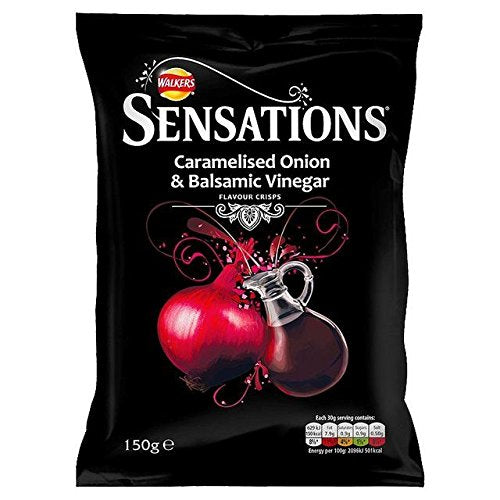 Sensations Caramelised Onion & Balsamic Vinegar Crisps - 150g