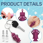 Tondiamo 24 Pcs Ampoule Bottle Opener Keychain Bulk, Nurse Appreciation Gifts Syringe-Shaped Doctor Medication Vial Breaker Tool for Clinicals, Doctor, Nurse Graduation Gift