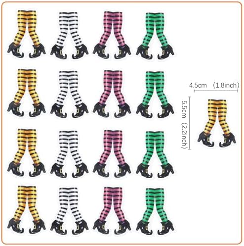 40 Pcs Edible Halloween Cupcake Toppers Edible Witch Cupcake Topper Witch Cake Decors Halloween Party Cake Decoration Supplies