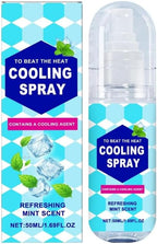 Cooling Mist Spray for Hot Weather, Natural Mint Mists, Instant Cooling Mist, Summer Cool Spray for Face and Body, Prevents Heat Stroke, Outdoor Sports & Cool Down (1)
