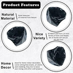 Black Obsidian Raw Stones for Tumbling, Rough Gemstones and Crystals, Jewelry Making, Polishing, Cabbing, Lapidary, Fountain Rocks, Decoration, Wire Wrapping, Gem Mining, Reiki Healing 1 lb