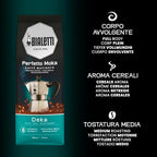 Bialetti - Perfetto Moka Deka: Medium Roasting Ground Coffee, Cereals Aroma, 8.8 Oz - 250g, Bag with Flavour-Saving Valve