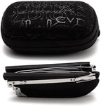 Foldable Anti-Blue Light Reading Glasses with Case, Anti Eyestrain/Glare Computer Reading Glasses for Women Men