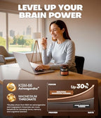 10-In-1 Mushroom Gummies with KSM-66 Ashwagandha & Magnesium Threonate Boosts Focus, Memory & Cognitive, 120 Ct Mushroom Supplement with Vitamin D3 & B12 for Immunity & Energy, Vegan, Blueberry Flavor